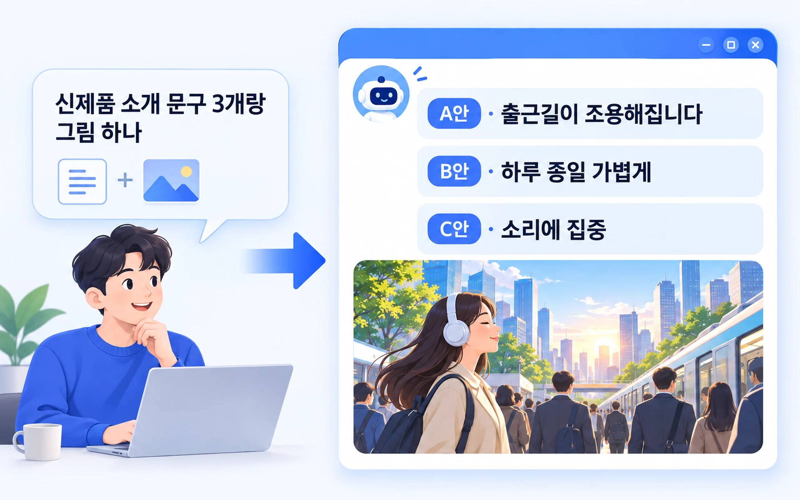 AI 채팅 · AI 그림